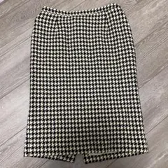 美品 バーバリー　ウール　スカート　千鳥柄