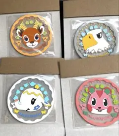 どうぶつの森 クリアラバーコースター 4種セット