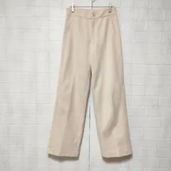 ユニクロ (M)　ジャージーリラックス ストレートパンツ　ウエスト紐なし