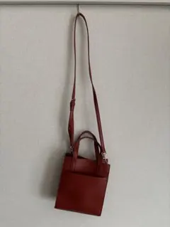 赤色ミニショルダーバッグ