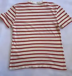 ZARA ストライプ 半袖Tシャツ 白/赤
