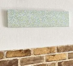 ファブリックパネル　壁飾り　アート　植物　花柄　ナチュラル雑貨　北欧雑貨　壁紙