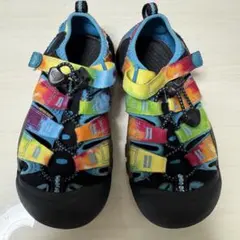 [キーン] サンダル NEWPORT H2 レインボータイダイ 19.5cm