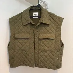 ZARA カーキベスト
