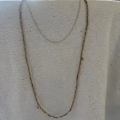 新品未使用 STRAMBERY FIELDS ゴールド2連ネックレス