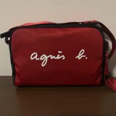 ☆開店セール☆ 新品未使用 美品 アニエスベー レザー×ナイロン ラージロゴ⑤