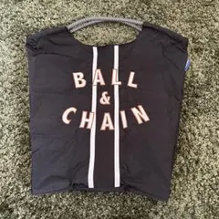 BALL & CHAIN エコバッグ ブラック