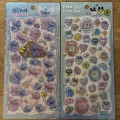 プチドロップシール　たまごっち プチドロップステッカー　スティッチ　正規品