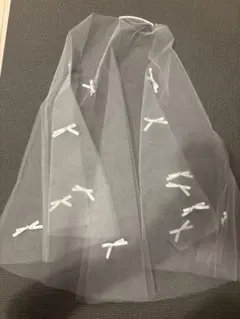 韓国ホワイトチュールウェディングベール