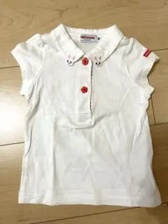 MIKI HOUSE うさぎシャツ80 ホワイト
