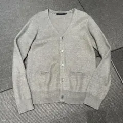 RAGEBLUE グレー Vネック カーディガン M