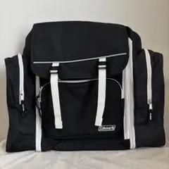 【超美品】Coleman大型リュック 林間学校 修学旅行 付属ナップサック付　黒