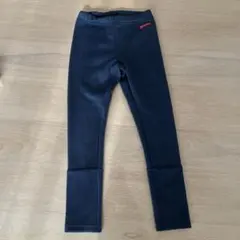 ネイビー リブ編み レギンス 120