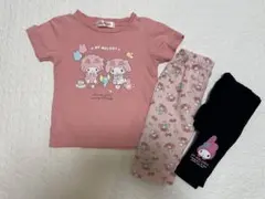 マイメロディ　Tシャツ・ズボンセット 90 マイメロ