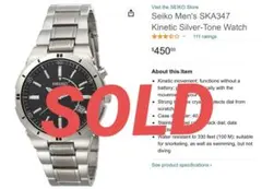 SEIKO セイコー　キネティック　海外仕様