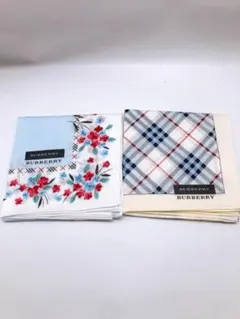 【31581】★未使用★　BURBERRY　バーバリー　ハンカチ　2枚セット