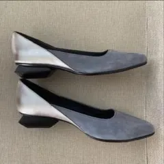 UNITED NUDE フラットシューズ グレー/シルバー