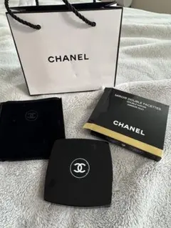 CHANEL コンパクトミラー 黒