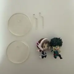 緑谷出久、麗日お茶子フィギュアセット　ガチャガチャ