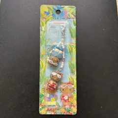 平成レトロ ハワイHawaii限定ハローキティkitty ネックストラップ