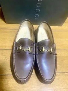 ❤️【美品】GUCCI ブラウンレザー ローファー