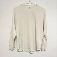 UNIQLO ワッフルクルーネックＴ（長袖）