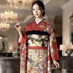 振袖フルセット(7点)・辻が花・作家物・落款有り・手絞り・手描き友禅