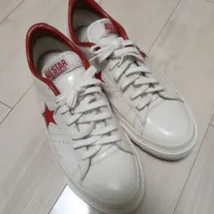 CONVERSE ワンスター ホワイト/レッド27cm スニーカー
