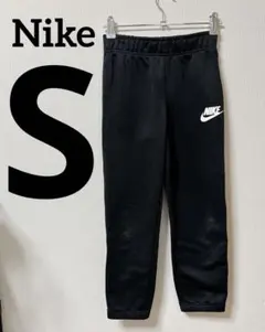 オススメ❣️Nike ブラック 黒　ロングパンツ 男女兼用　長ズボン　キッズ[S]