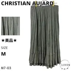 ★美品★ CHRISTIAN AUJARD スカート ロングスカート プリ m1のサムネイル