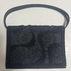 M*e様 【未使用・美品】黒い刺繍入り和装用バッグ ブランド不明