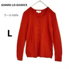 GIANNI LO GIUDICE 울 니트 레드 레드 울 L