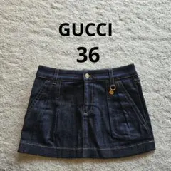 GUCCIグッチ デニムシャツ 38 ブラック スリムフィット プリンセス