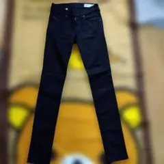 DIESEL ブラックデニム レディース サイズ24