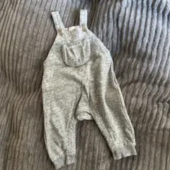 H&M グレーオーバーオール