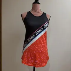 ZUMBA タンクトップ オレンジ ブラック