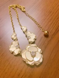 kate spade new york ケイトスペード フラワー ネックレス