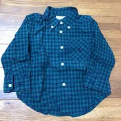 ラルフローレン　チェックシャツ　12M