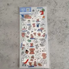 【新品】scooty studio 透明シール クリエイターズサーカス 犬