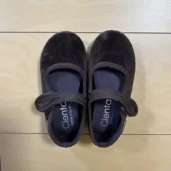 Cienta ダークブラウン バレエシューズ