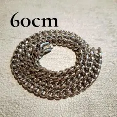 ステンレス チェーン ネックレス 喜平 60cm 6mm シルバー ヴィンテージ