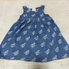 HYSTERIC MINI ヒステリックミニ　デニムノースリーブワンピース