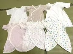 50-60cm 長肌着　6枚セット　新生児から