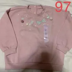 新品 マザウェイズ トレーナー うさぎ柄 97