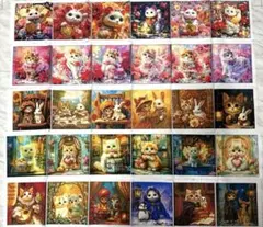 116.セール品　猫パネル生地セット