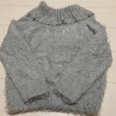 axes femme グレー ニットセーター