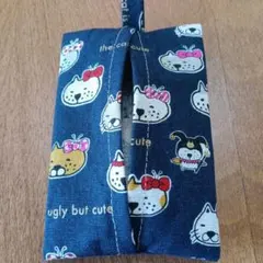 ぶさかわ猫　ポケットティッシュケース
