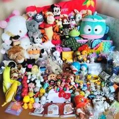 女の子 キッズ ぬいぐるみマスコット 雑貨 大量まとめ売り 160点以上