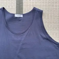 【美品】alvana タンクトップ コットン Stone Navy サイズ3