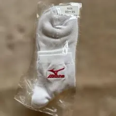 MIZUNO レディース ソックス ホワイト 23-25cmのサムネイル